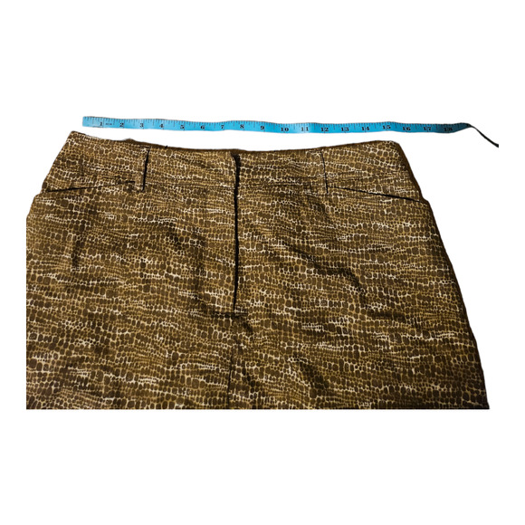 New York & Company Size 6 Snake Print Mini Skirt - Picture 4 of 7